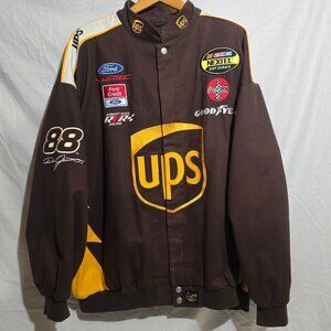 Chase Authentics Drivers Line Dale Jarrett #88 UPS Nascar Jacket - Sz 4XL*